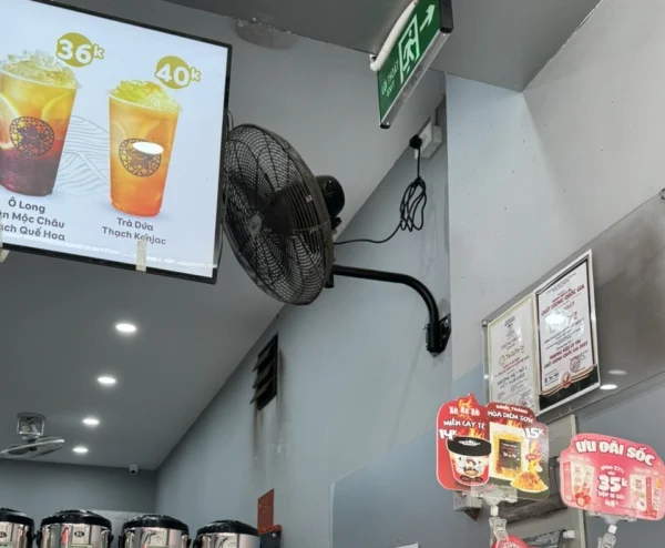 Quạt công nghiệp treo tường 650 Superlite Max SLW 650 43 Quạt công nghiệp treo tường 650