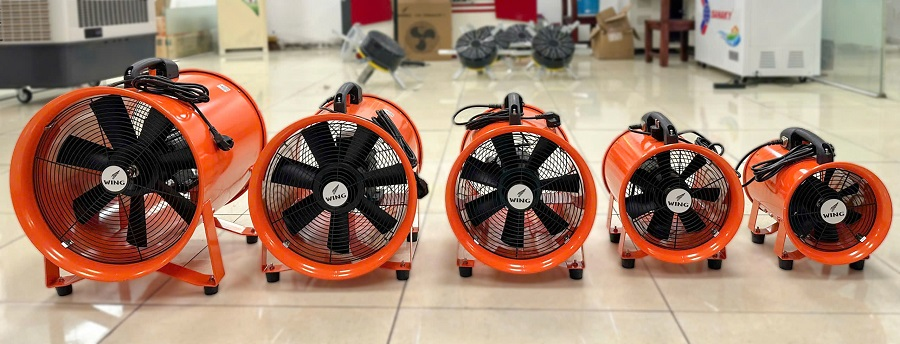 Quạt hút xách tay công nghiệp Wing TM-XT-35 8 Quạt hút xách tay công nghiệp